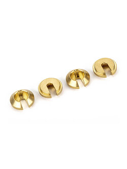 9761A Lower retainer, shock, brass (1 gram each) (4)