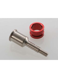 5166 Stub axle, (1)/ axle sleeve (1) Revo/Maxx (steel constant-velocity driveshaft)