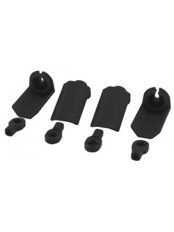 RPM-80402 Black Shock Shaft Guards for Traxxas & Durango 1/10th Scale Shocks