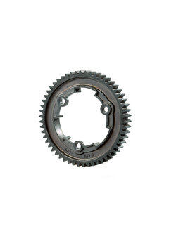 6449R Spur gear, 54-tooth, steel (wide-face, 1.0 metric pitch)