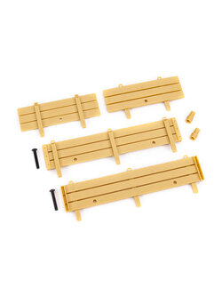 9798 Stake sides, utility trailer (complete set)/ spare tire mount (2)/ 3x18mm BCS (2)