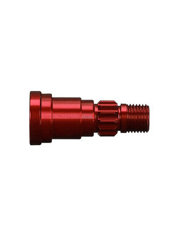 7768R Stub axle, aluminum (red-anodized) (1) (for use only with #7750X driveshaft)