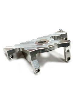 INT-C25301SILVER Billet Machined Motor Mount For Traxxas Slash 4x4 LCG Chassis (Non-Telemetry)