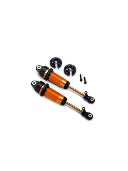 7462-ORNG Shocks, GTR xx-long orange-anodized, PTFE-coated bodies with TiN shafts (fully assembled, without springs) (2)