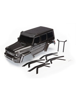 8811R Body, Mercedes-Benz® G 500® 4x4², complete (black) (includes rear body post, grille, side mirrors, door handles, & windshield wipers)