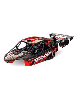 10911-RED Body, Funco® Pro Scale® Sand Car, red (painted, decals applied) (assembled with front & rear body supports for clipless mounting, roll cage & interior)