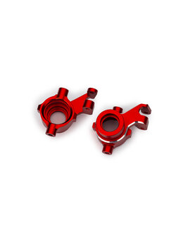 10237-RED Red Aluminum Steering Blocks (L&R)