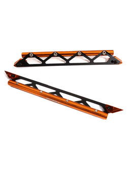 INT-C30195ORANGE Machined Side Protection Nerf Bars for Traxxas 1/10 Maxx Truck 4S