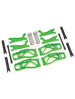 8995G Suspension kit, WideMaxx™, green (includes front & rear suspension arms, front toe links,outer half shafts (extended), rear shock springs)