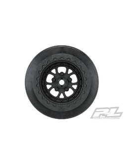 PRO-2776-03 Pomona Drag Spec 2.2"/3.0" Black Wheels for Slash 2wd and AE DR10 Rear & Slash 4x4 Front or Rear