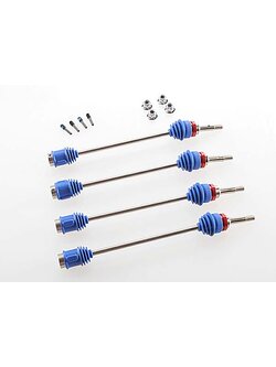 5451R Driveshafts, Revo/Maxx (steel constant-velocity)(assembled w/inner & outer dust boots) (for models w/sealed pivot ball suspension & 3.8'' wheels)(4)