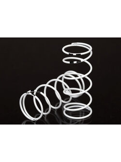 7444 Spring, shock, white (GTR long) (0.767 rate black) (1 pair)