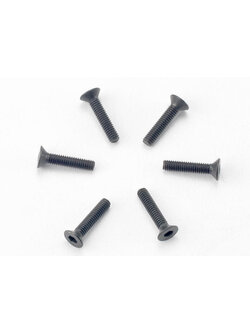 2526 Screws, 2.5x12mm countersunk machine (hex drive) (6)