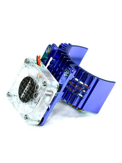INT-T8074BLUE Motor Heatsink 540 Size w/ Cooling Fan for Slash, Stampede 2WD, Rustler & Bandit