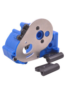 RPM-73615 Gearbox Housing and Rear Mounts for the Traxxas Slash 2wd, e-Rustler, e-Stampede & Bandit - Blue