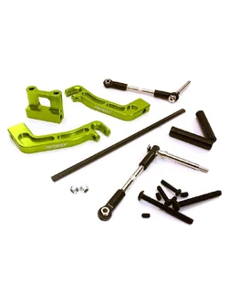 INT-C28432GREEN Front Sway Bar Anti-Roll Bar Set for Traxxas X-Maxx 4X4