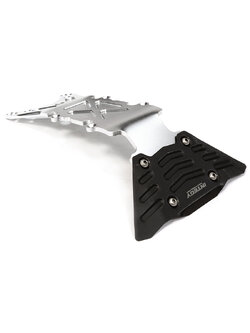 INT-C26068SILVER Billet Machined Front Skid Plate for Traxxas 1/10 Scale E-Maxx Brushless