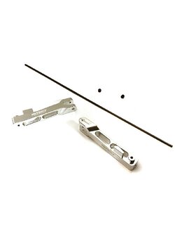 INT-C28564SILVER Rear Anti-Roll Sway Bar Set for Traxxas 1/7 Unlimited Desert Racer
