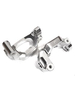 INT-C29371SILVER Billet Machined Caster Blocks for Traxxas 1/10 Maxx Truck 4S