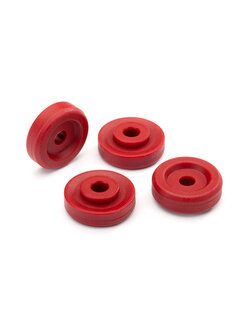 8957R Wheel washers, red (4)
