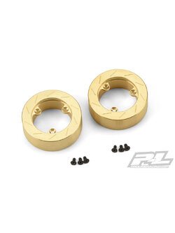 PRO-6292-01 Brass Brake Rotor Weights for Pro-Line 6 Lug Hex Adapter (6292-00)