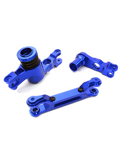 INT-C26944BLUE Billet Machined Steering Bell Crank Set for Traxxas X-Maxx 4X4