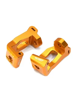 C32959ORANGE Billet Machined Caster Blocks for Traxxas 1/8 Sledge 4WD