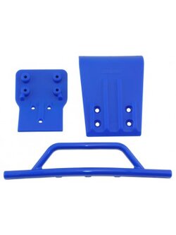 RPM-80025 Blue Front Bumper & Skid Plate for the Traxxas Slash 4×4