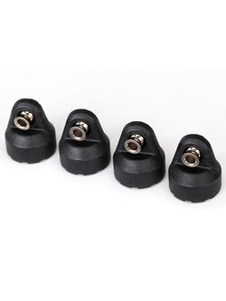 8361 Shock caps (black) (4) (assembled with hollow balls)