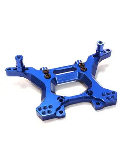 INT-C26520BLUE Billet Machined Rear Shock Tower for Traxxas 1/10 Slash 4X4 LCG