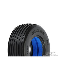 PRO-1168-02 Slicer SC 2.2"/3.0" M3 (Soft) Front Tires for Short Course Trucks Front