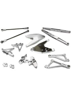 INT-C28629SILVER Billet Machined Alloy Suspension Kit for Traxxas 1/7 Unlimited Desert Racer