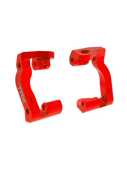 10733-RED Red Aluminum Caster Blocks (L&R)