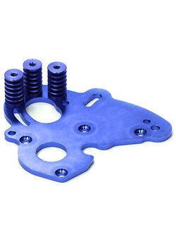 INT-T4142BLUE Billet Machined Motor Heatsink Plate for Traxxas 1/10 E-Revo (Dual Motor)