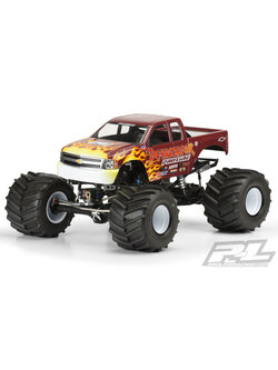 PRO-3229-00 Clear Body, 2007 Chevy Silverado Extended Cab Monster Truck: 1/10 Savage, Revo, T-Maxx