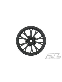 PRO-2775-03 Pomona Drag Spec 2.2" Black Front Wheels for Slash 2wd & AE DR10 (using 2.2" 2WD Buggy Front Tires)