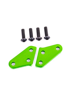9636G Steering block arms (aluminum, green-anodized) (2) (fits #9635 series & 9637 series steering blocks)