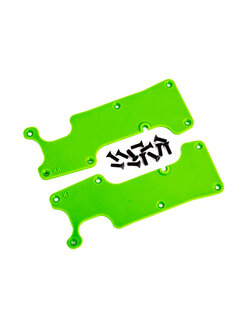 9634G Suspension arm covers, green, rear (left and right)/ 2.5x8 CCS (12)