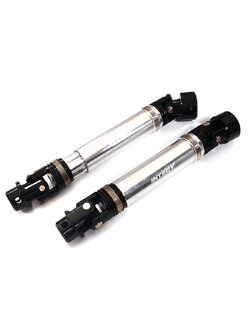 INT-C29615SILVER Machined Alloy Universal Drive Shafts for Traxxas 1/10 Maxx Truck 4S