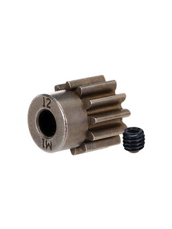6485X Gear, 12-T pinion (1.0 metric pitch) (fits 5mm shaft)/ set screw (for use only with steel spur gears)