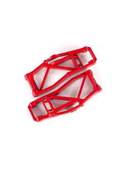 8999R Suspension arms, lower, red (left and right, front or rear) (2) (for use with #8995 WideMaxx® suspension kit)