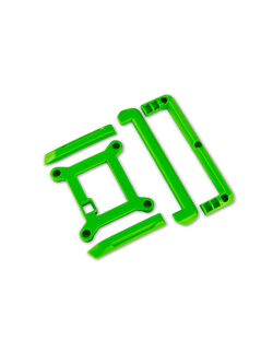 10717-GRN Skid plate (roof)/ tailgate protector (green)/ mounts (2)/ 3x8mm BCS (7) (fits #10711 body)