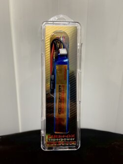 3S FF 11.1 1,200 mAH 20C I FIREFOX Battery 11.1V แยกเซลล์สำหรับทุกรุ่น ยกเว้น CES, PDW9 1,200 mAh 20C (ปลั๊ก mini Tamiya)