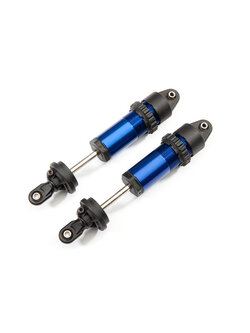 8961 Shocks, GT-Maxx®, aluminum (blue-anodized) (fully assembled w/o springs) (2)