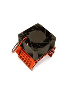 INT-C28604RED 42mm Motor Heatsink+40x40mm Cooling Fan 17k rpm for 1/10 Summit & E-Revo