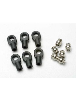 5349 Rod ends, small, with hollow balls (6) (for Revo steering linkage)