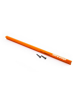 9523T Chassis brace (T-Bar), 6061-T6 aluminum (orange-anodized)/ 3x16 SS (2)