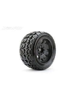 JK5801CB TOMAHAWK 1/5 XMT EX-TOMAHAWK/Claw Rim/Black/Medium Soft/Glued/Blted 24mm for traxxas X-Maxx 1pair
