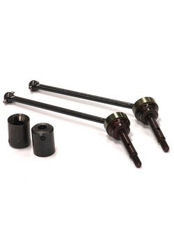 INT-T8529 Steel Rear Universal Drive Shaft (2) for Traxxas 1/10 Slash 4X4 (6808)