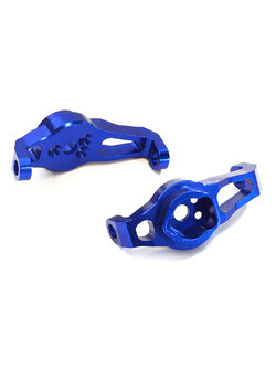 INT-C27973BLUE Billet Machined Alloy Caster Blocks for Traxxas TRX-4 Scale & Trail Crawler